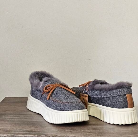 Skechers Women's Cozy Ojai Mocassin Casual Sneakers Size 7 Grey NWT - Picture 5 of 9